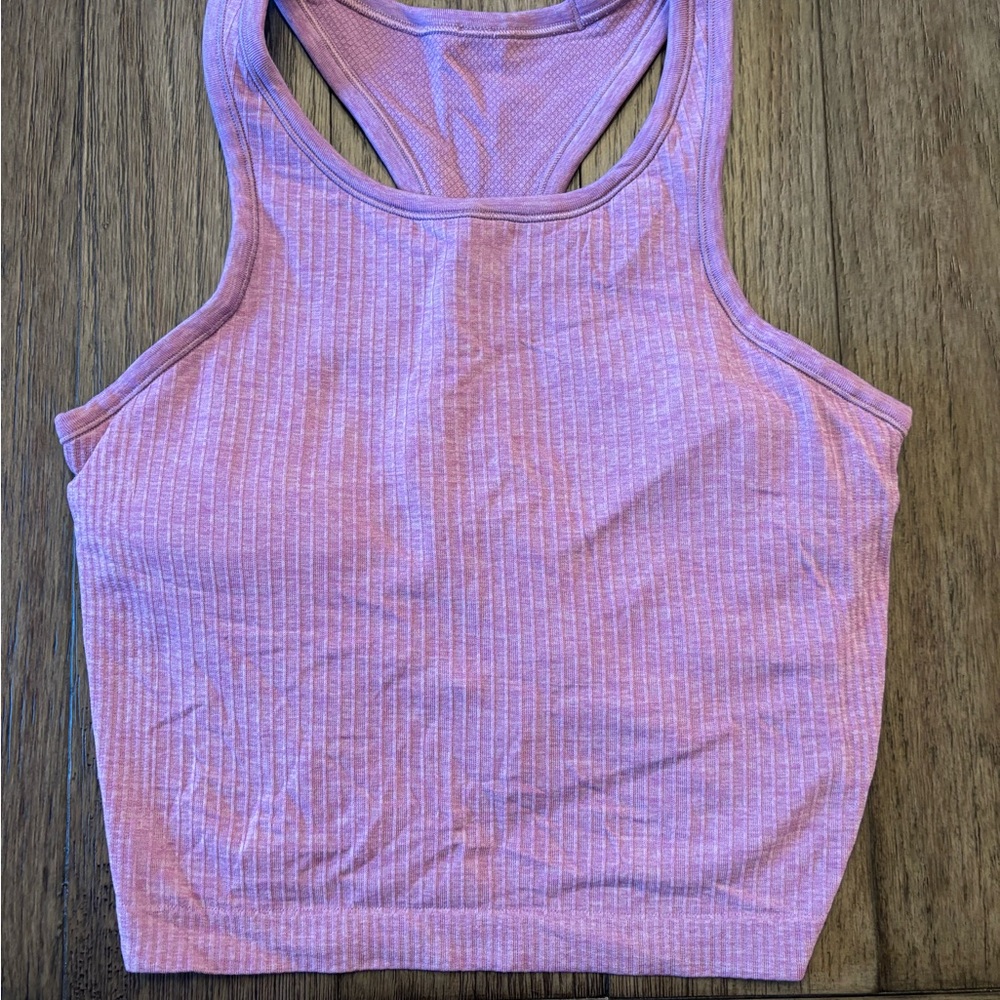 lululemon ebb to street cropped racer-back tank